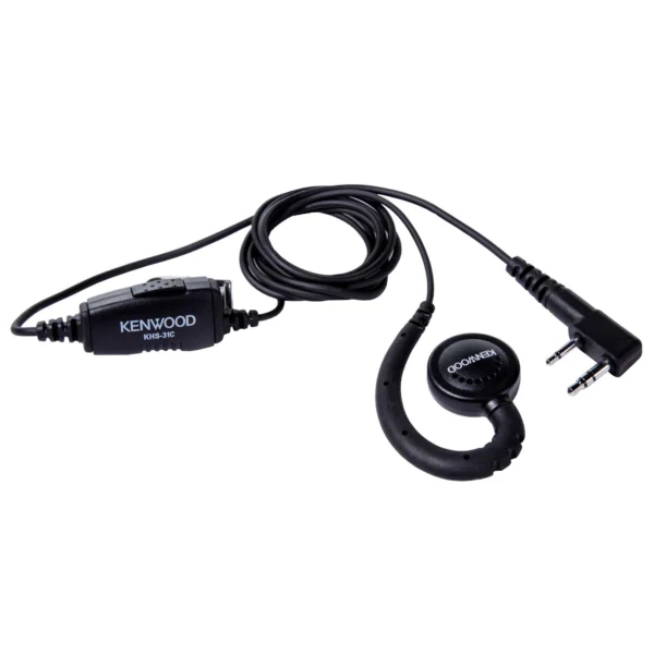 Auriculares Kenwood KHS-31C con aro tipo C y PTT